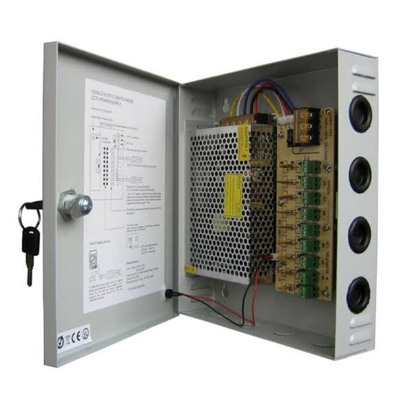 POWER SUPPLY 10A 12V BOX POWER SUPPLY 10A BOX POWER SUPPLY CCTV