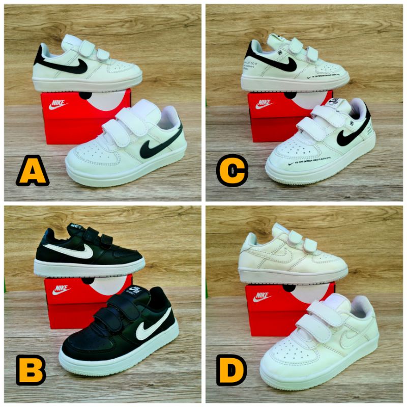 SEPATU ANAK NIKE AIR FORCE ONE SEPATU ANAK LAKI LAKI SEPATU ANAK PEREMPUAN SNEAKERS ANAK PUTIH KADO