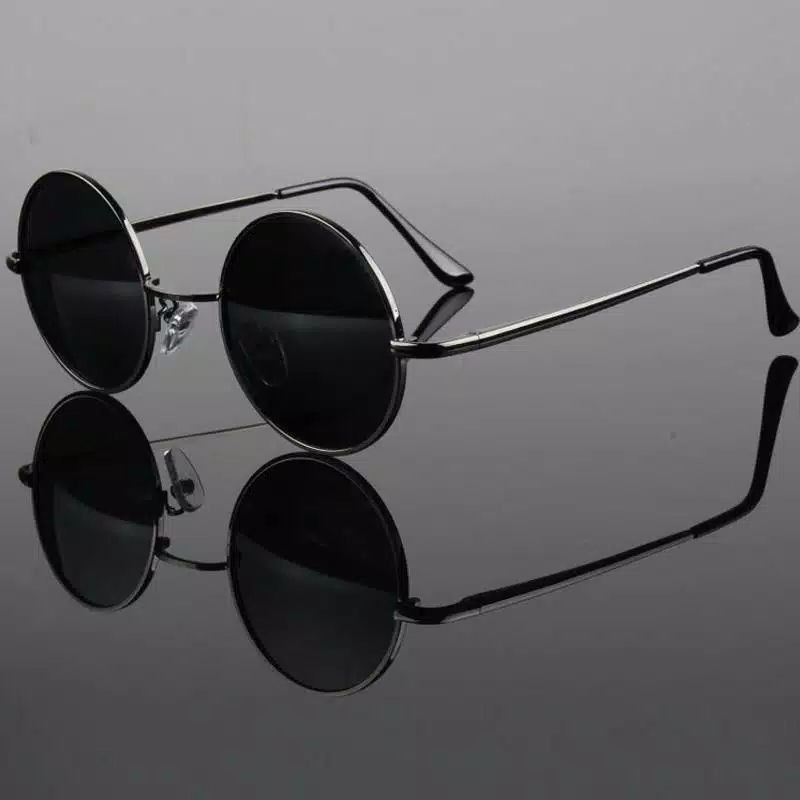 Kacamata Hitam Bulat Boboho