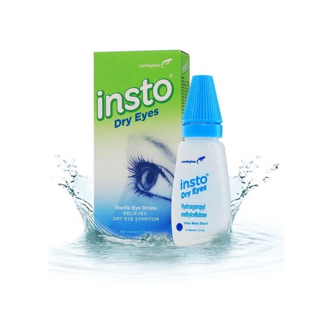 INSTO DRY EYES 7,5ML Eye Drops Obat Tetes Mata Kering Iritasi Dingin