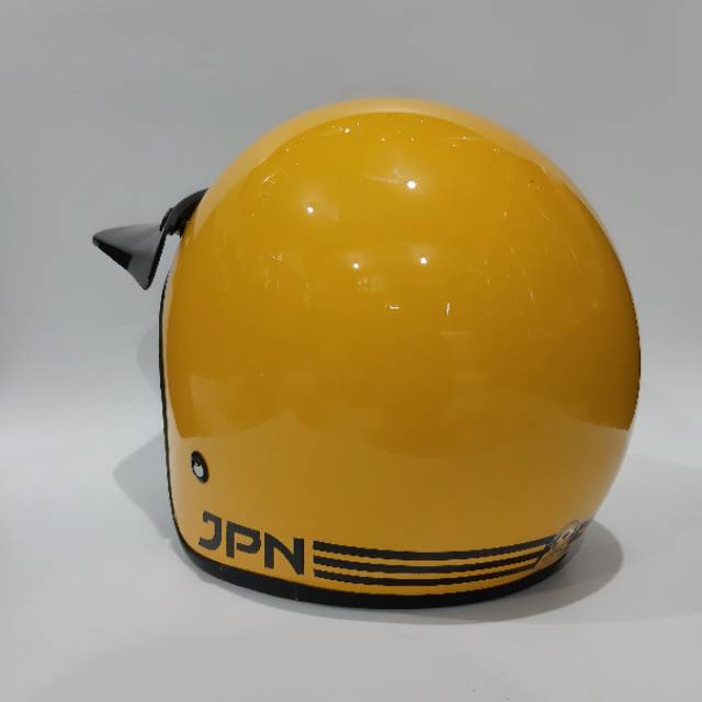 Helm Jpn Retro Arc Kuning Golkar Gloss pet panjang