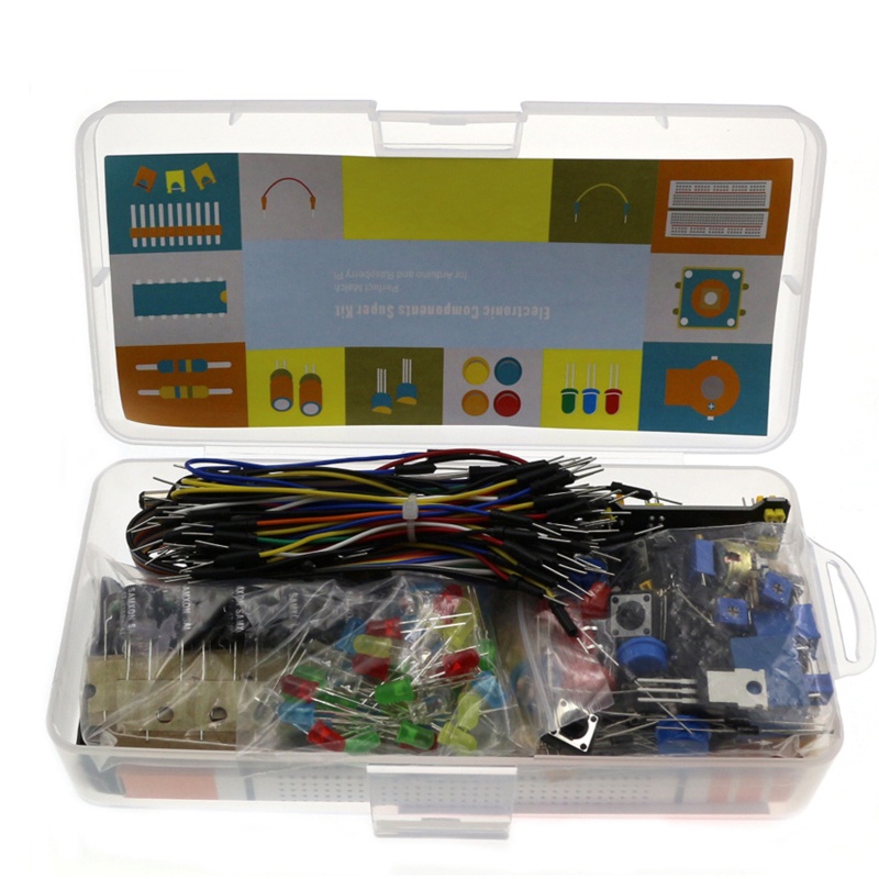 Btsg R3 Project Super Starter Kit Dengan Resistor Kapasitor Buzzer LED Untuk