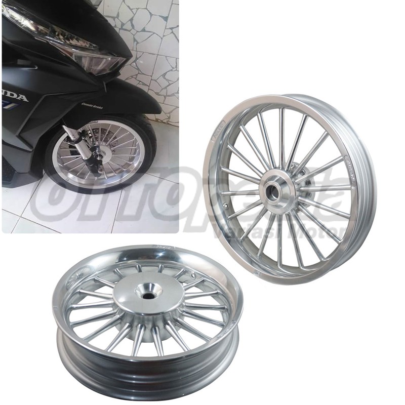 Velg Pelek Racing Tapak Lebar Power Vario 150 cc New Classic Palang 18 Ring 14 215/250