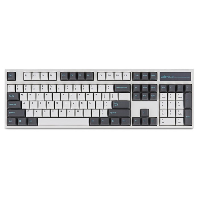 Leopold FC900R White Dark Grey Mechanical Gaming Keyboard