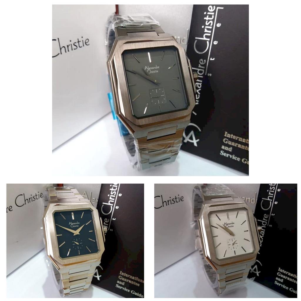 Jam Tangan Pria AC Alexandre Christie 8601 Original - Stainless Steel