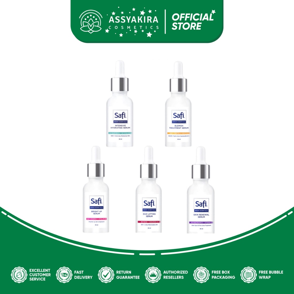 SAFI Serum Essentials Series 30ml - Skin Renewal | Blemish Treatment | Duo Lifting | Bright Up | Intensive Hydrating