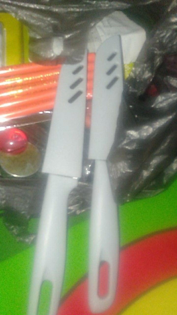 Pisau Dapur Buah Sayur Kecil Gagang Sarung Plastik