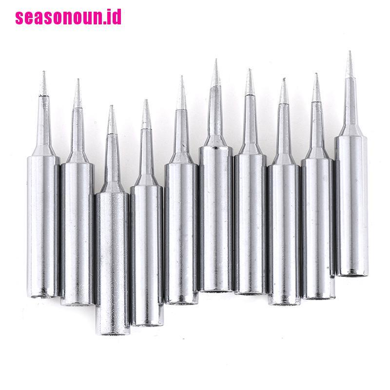 10 Pcs Ujung solder Pengganti Model Tajam 900m-t-i