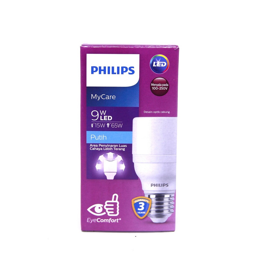 Philips LED Bright 9 Watt Putih 6500k