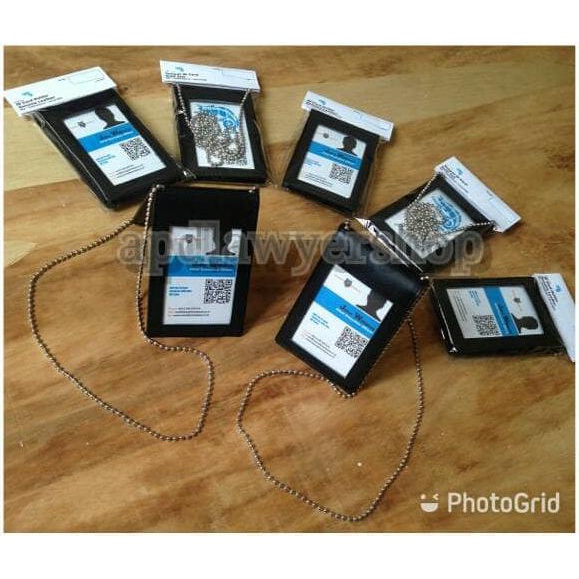 

COD Name Tag/ID Card holder kulit 100% ORIGINAL [TERLARIS] PROMOKode 2280