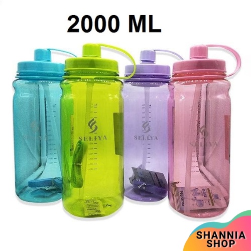 B36 Botol Minum Besar 2000ml SELIYA - Big Watter Bottle - Tempat Air Minum