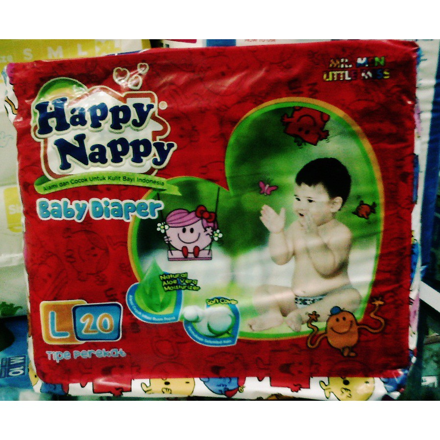 Happy Nappy Tape S20/M20/L20 / Toko Makmur Online