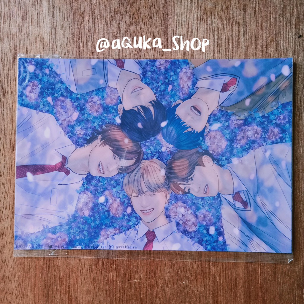 Magic Island Mini Poster Fanart TXT postcard fan art post card