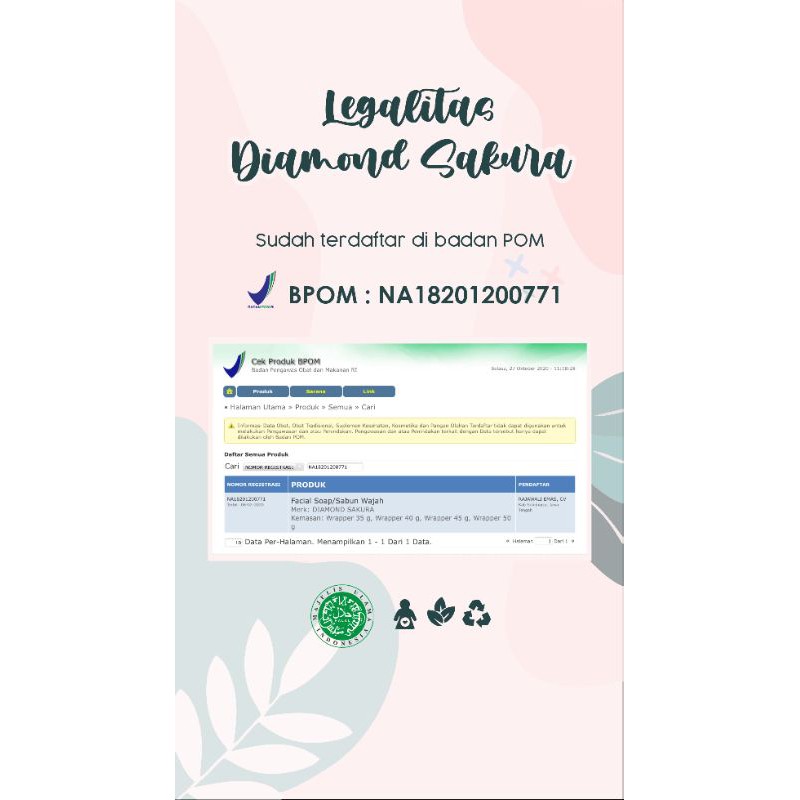 Facial Soap Diamond Sakura