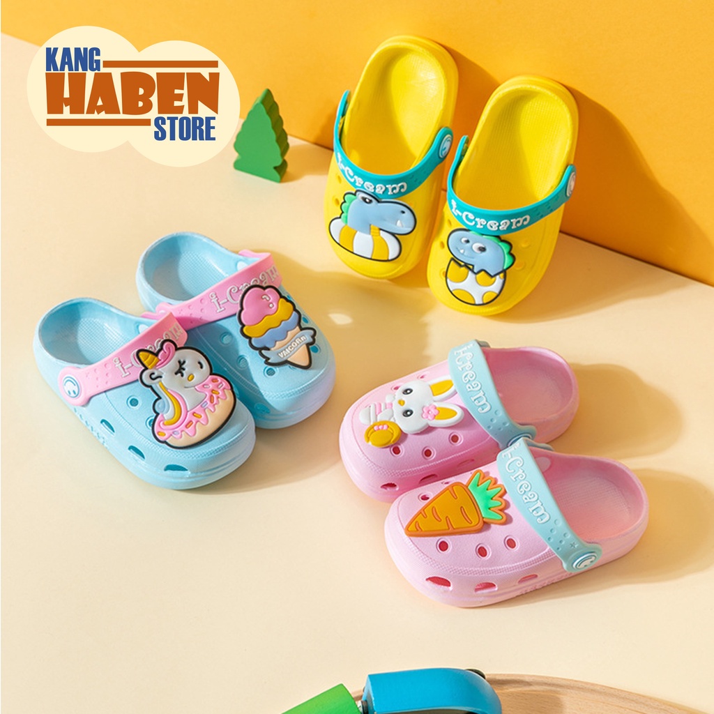 Sandal Baim Import Anak Bayi Balita Karakter Lucu Imut untuk Cowok dan Cewek IMP01