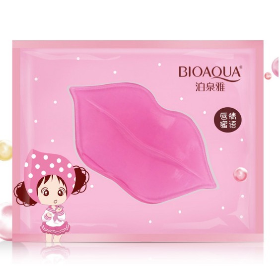 BIOAQUA MASKER BIBIR PINK ASLI/ LIP MASK COLLAGEN