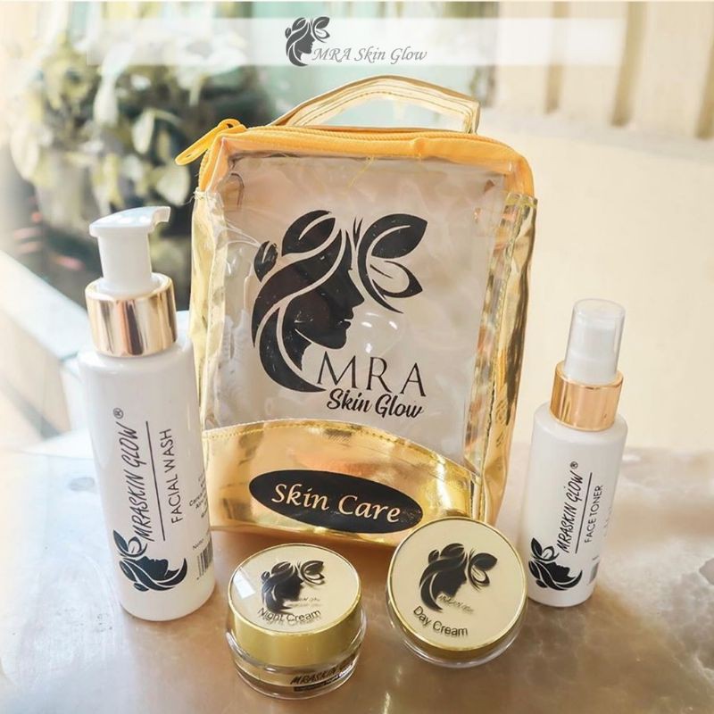 Mraskin Glow Skincare Cream Paket Glowing BPOM Original