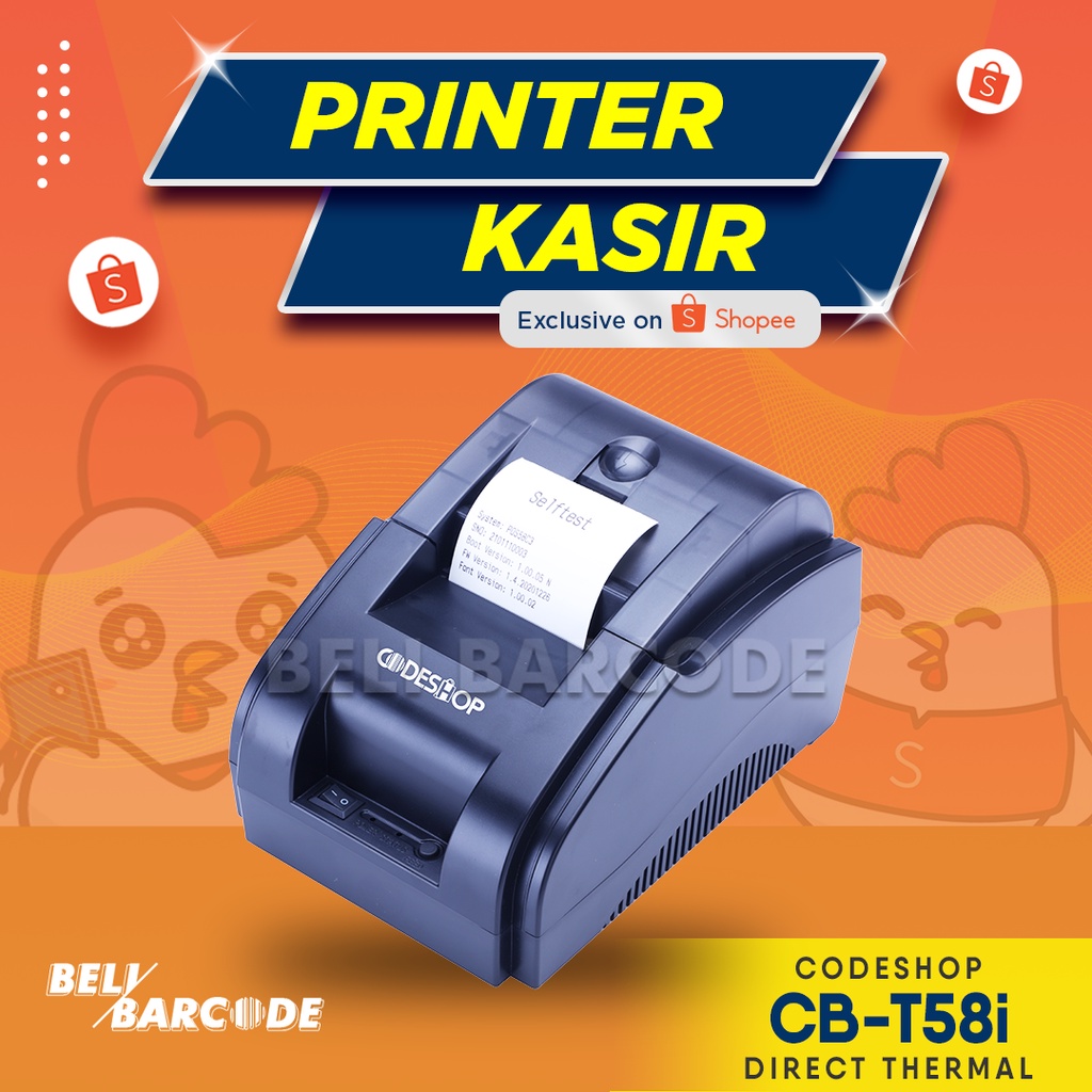 Printer Kasir Codeshop CBT 58I Usb Bluetooth