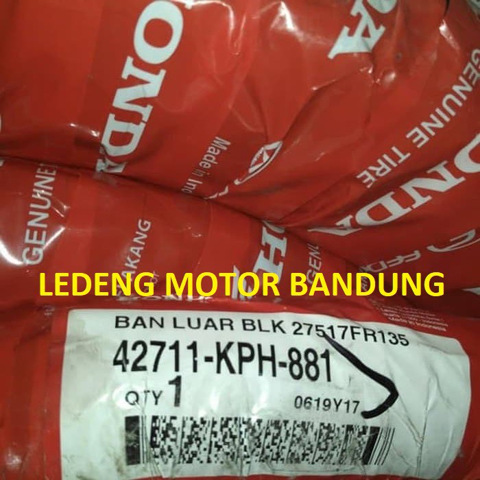 AHM 275-17 KPH Tubetype Ban Motor Original Honda Federal