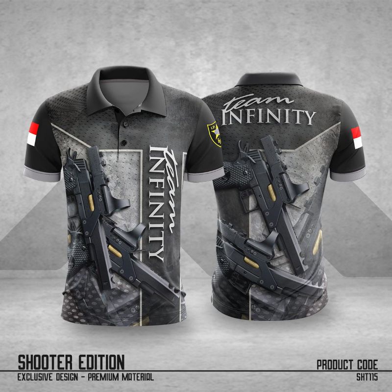 KAOS JERSEY TEAM INFINITY | KAOS JERSEY SHOOTING CLUB | KAOS JERSEY PERBAKIN | SHT115