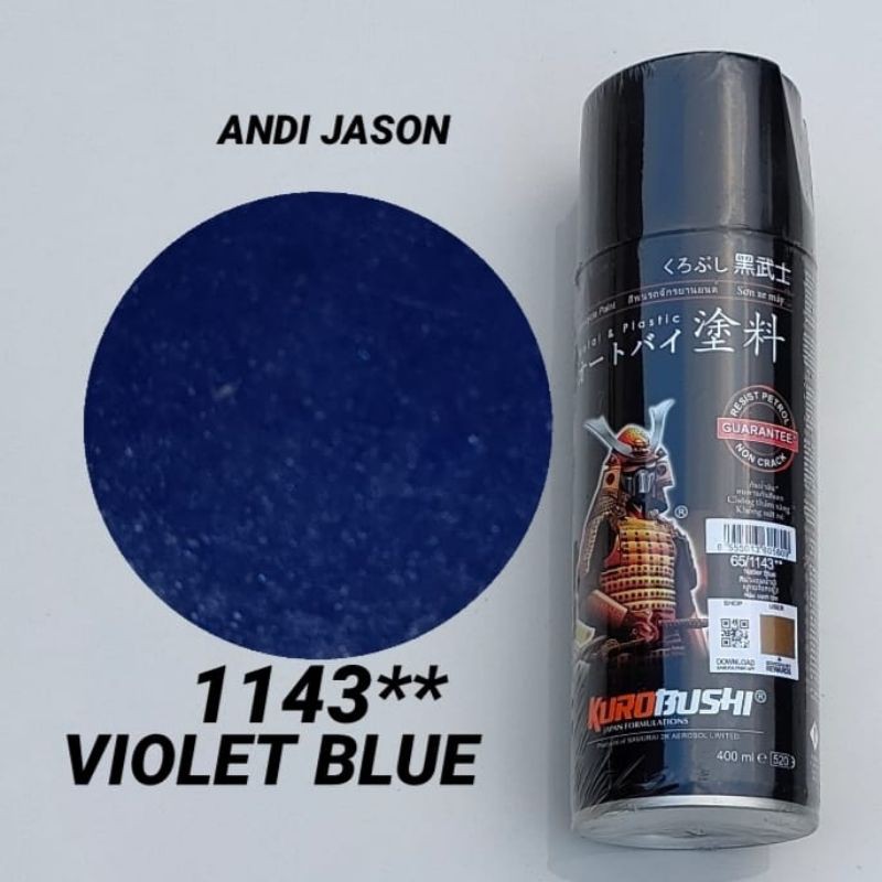 CAT SEMPROT SAMURAI PAINT 400 CC NO 1143** VIOLET BLUE