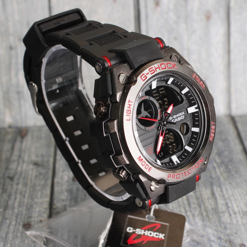 PRODUK TERLARIS  Casio G-Shock G8600 Metal Besi Full Black Hitam jam tangan pria dual time