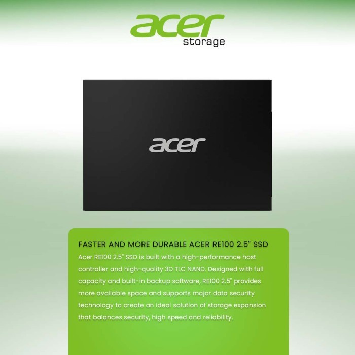 SSD Acer 128gb / SSD 128GB / SSD Acer RE100 128GB