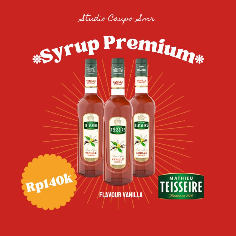 

MATHIEU TEISSIERE SYRUP RASA VANILLA