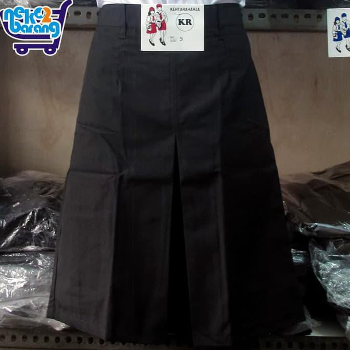 Rok Pendek Span SMA Hitam (Seragam Sekolah SMA) - Ukuran S TERUJI