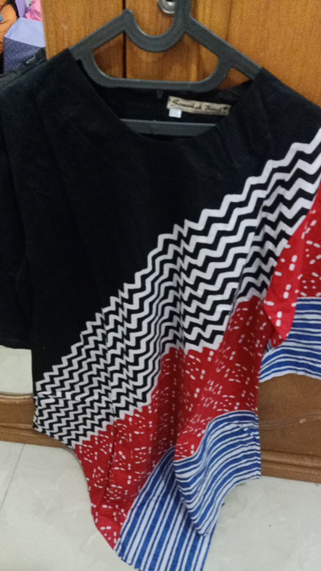 Terlaris Serut Genes Jelita Tunic Navbor Yelbor Whitbor Creambor Tunik Batik Modern Hrb030 Dolbi