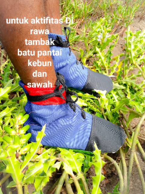 sepatu pemancing ikan sepatu lumpur anti gores keong kayu dll