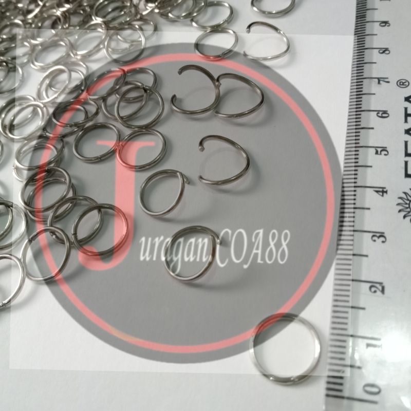 Ring tali mendali uk 12×12 mm