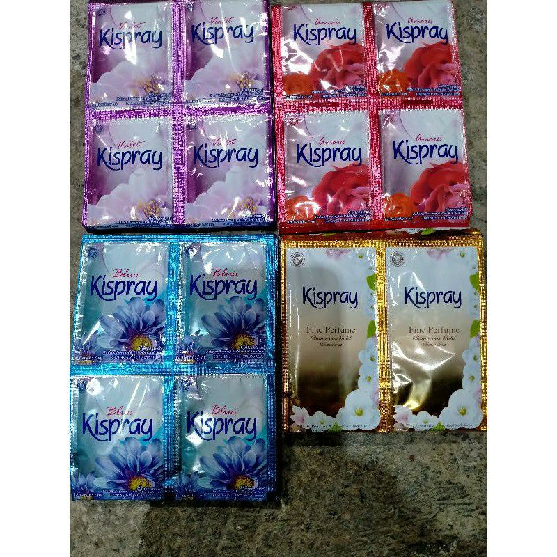 Kispray Renceng @12pcs , Gold 6 pcs
