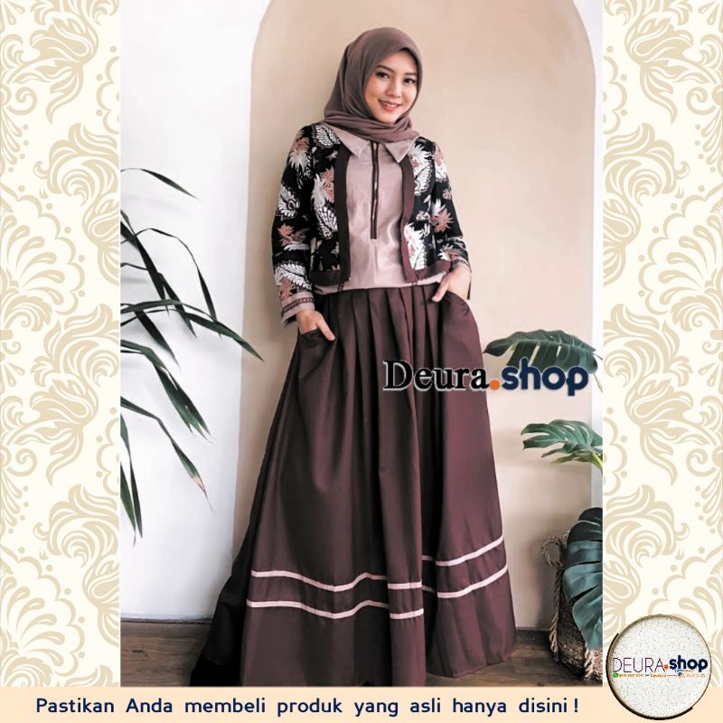 Set Rok Deura / Set Rok Payung / Set Rok Umbrella / Set Rok Batik / Set Rok Wanita / Set Rok Remaja 