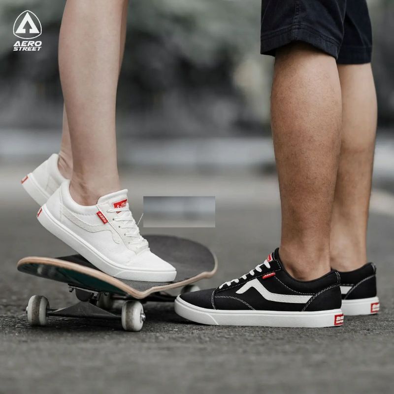 Sepatu Aerostreet massive putih natural all white