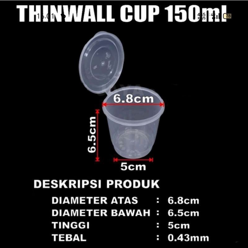 CUP PUDING 150 ML VICTORY