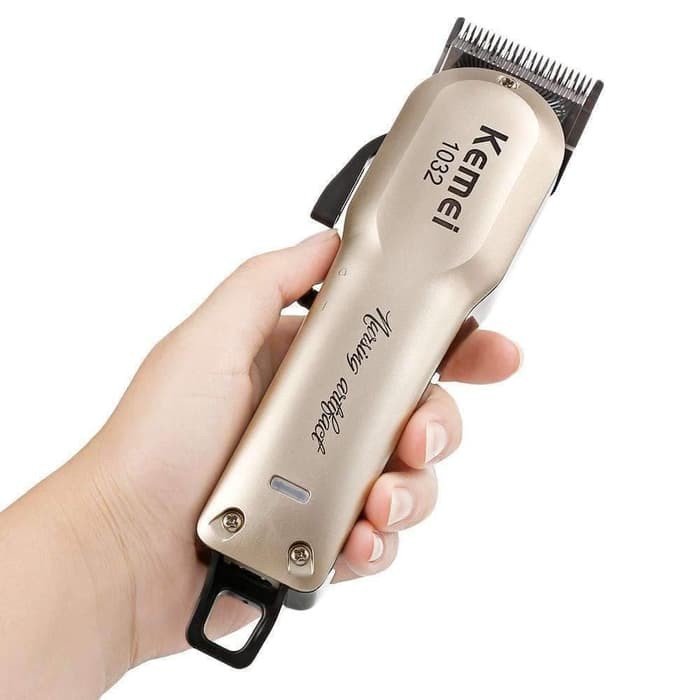 Kemei km 1032 mesin cukur alat potong rambut cas hair clipper charger