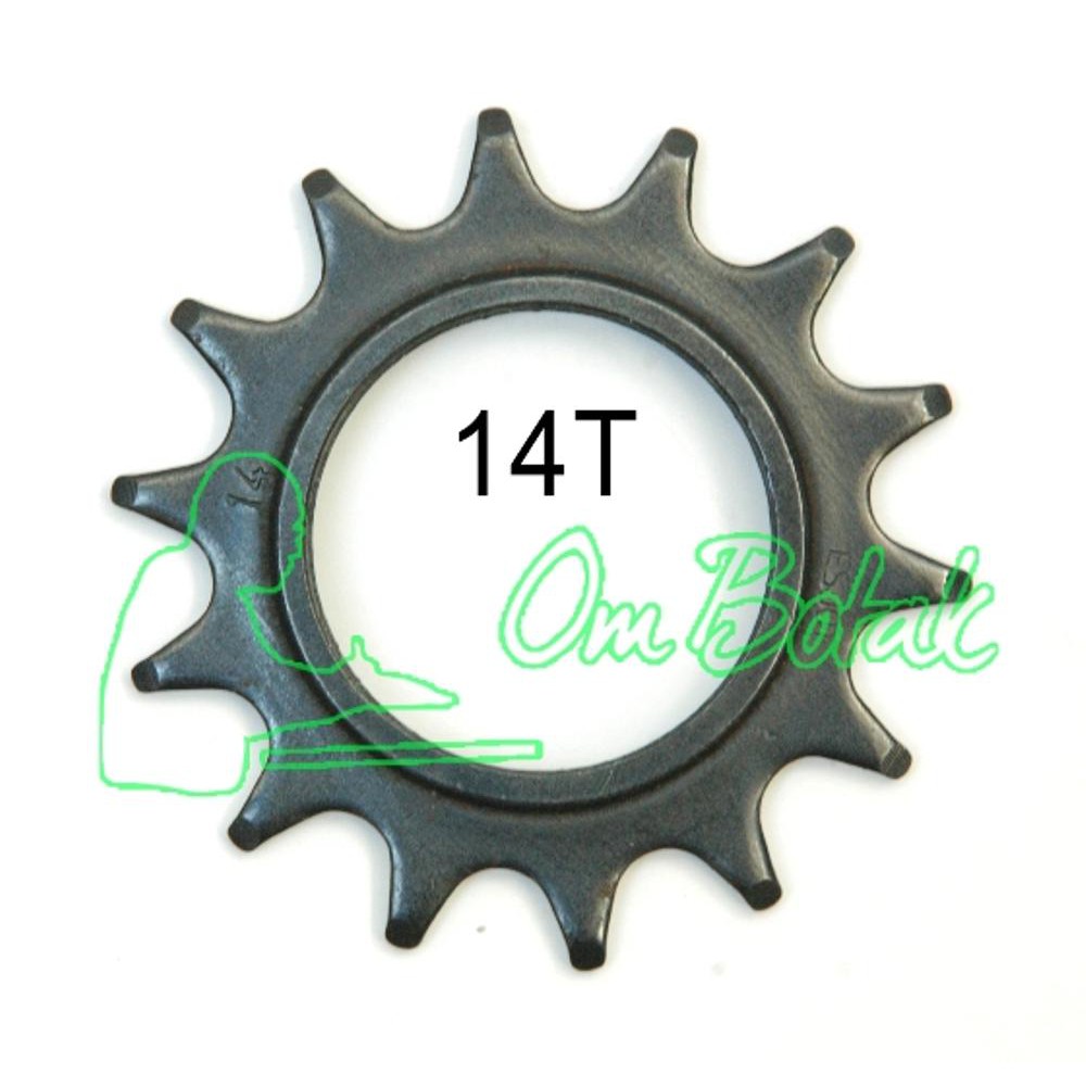CENA1657 Cog Thread 14T Black. Made in Germany