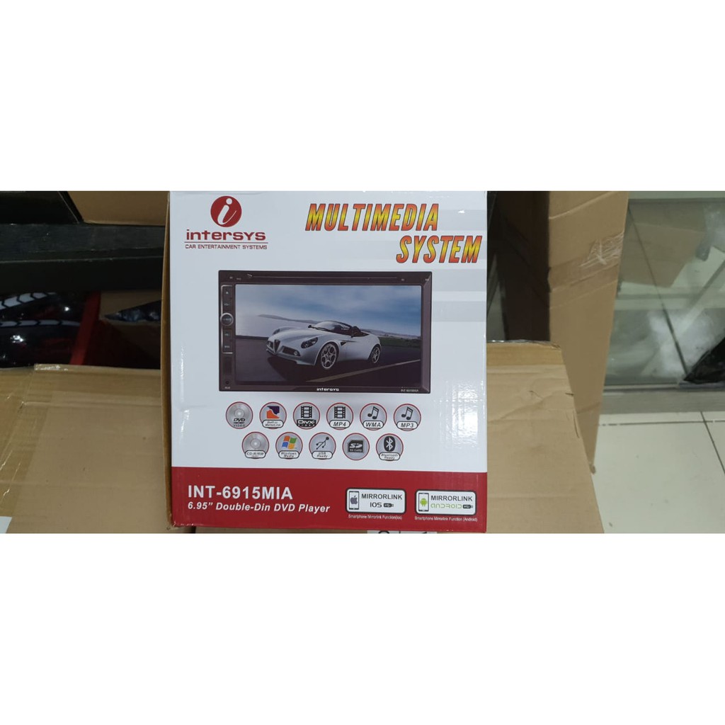 Double din Head Unit INTERSYS INT-6915MIA Mirorlink Android IOS