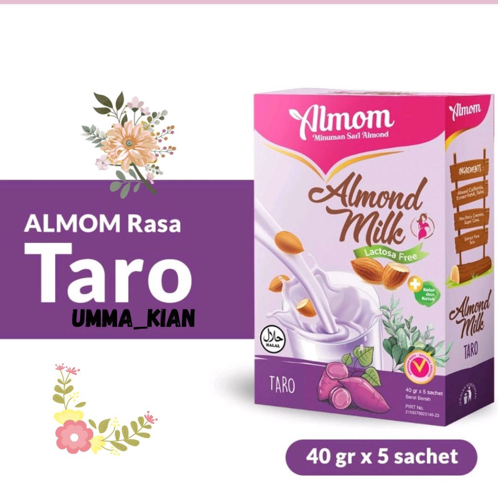 Almom Taro/CHOCOBERRY/Cookies &amp; Cream/Nuttela/Mocca Caramel/Pejuang Asi/ Asi booster/ lancar asi/beli 3 free tumbler
