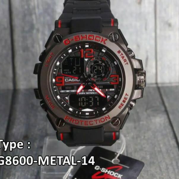 TERMURAH JAM TANGAN PRIA GSHOCK CASIO GST 8600 DIGITAL RUBBER G-SHOCK Original Product