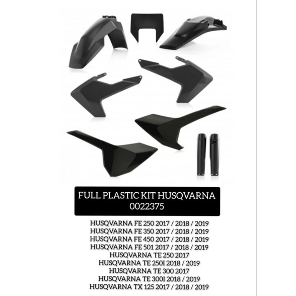 COVER BODY SET HUSQVARNA KTM