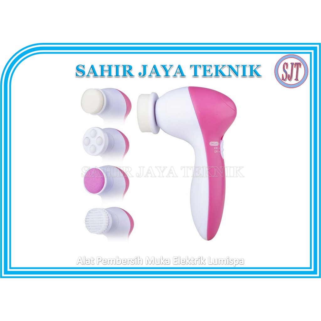Pembersih Muka Elektrik Lumispa Facial Care 5 in 1 - AE-8782 /Alat Pembersih Wajah Elektrik