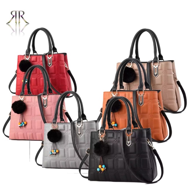 New Handbag Stylish ZYZY CHOCOLATE BAR Textured / Tas Selempang Terbaru Motif Jait Coklat Bar