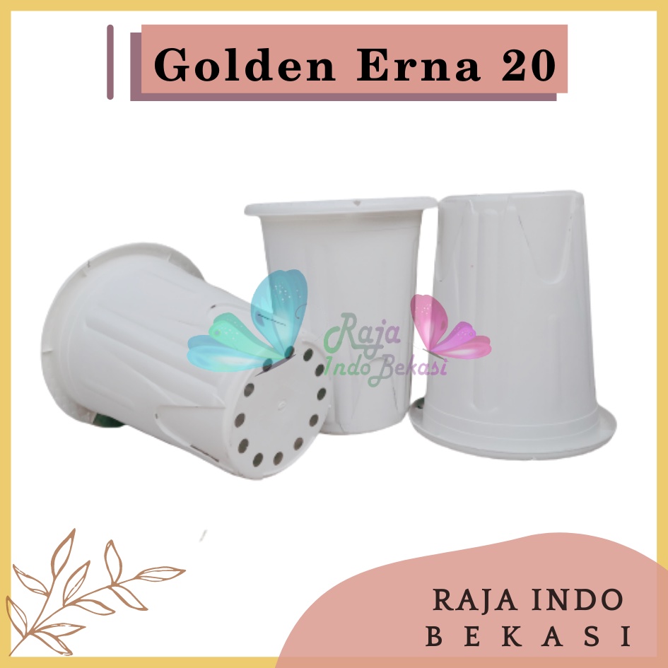 Rajaindobekasi Pot Golden Erna 20 Putih - Pot Yogap 18 19 25 Murah