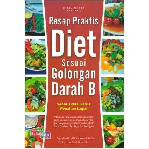 Resep Praktis Diet Sesuai Golongan Darah B Shopee Indonesia