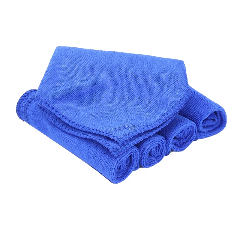 LS Kain lap Biru Microfiber Serbaguna 25X25 150 GSM Kain Lap Serbaguna