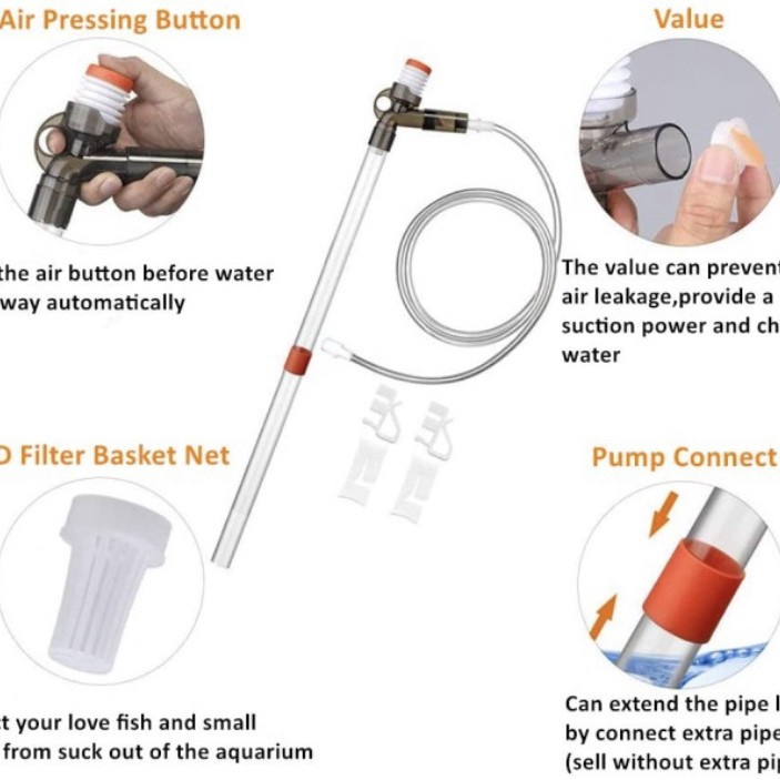 Sifon Penguras Aquarium Manual Dan Elektrik