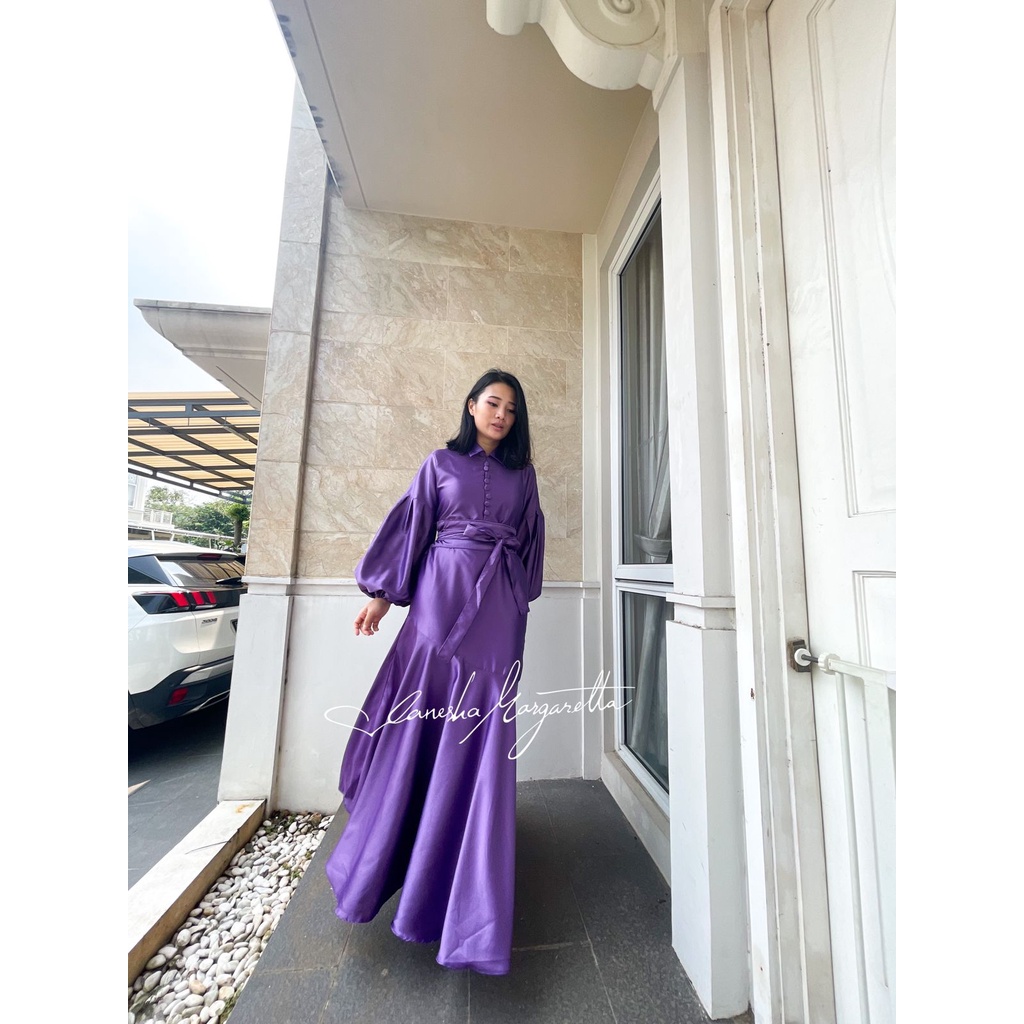 Jessicacollectionn 680# Dress duyung muslim / dress panjang MAxmara / Dress pesta muslim polos