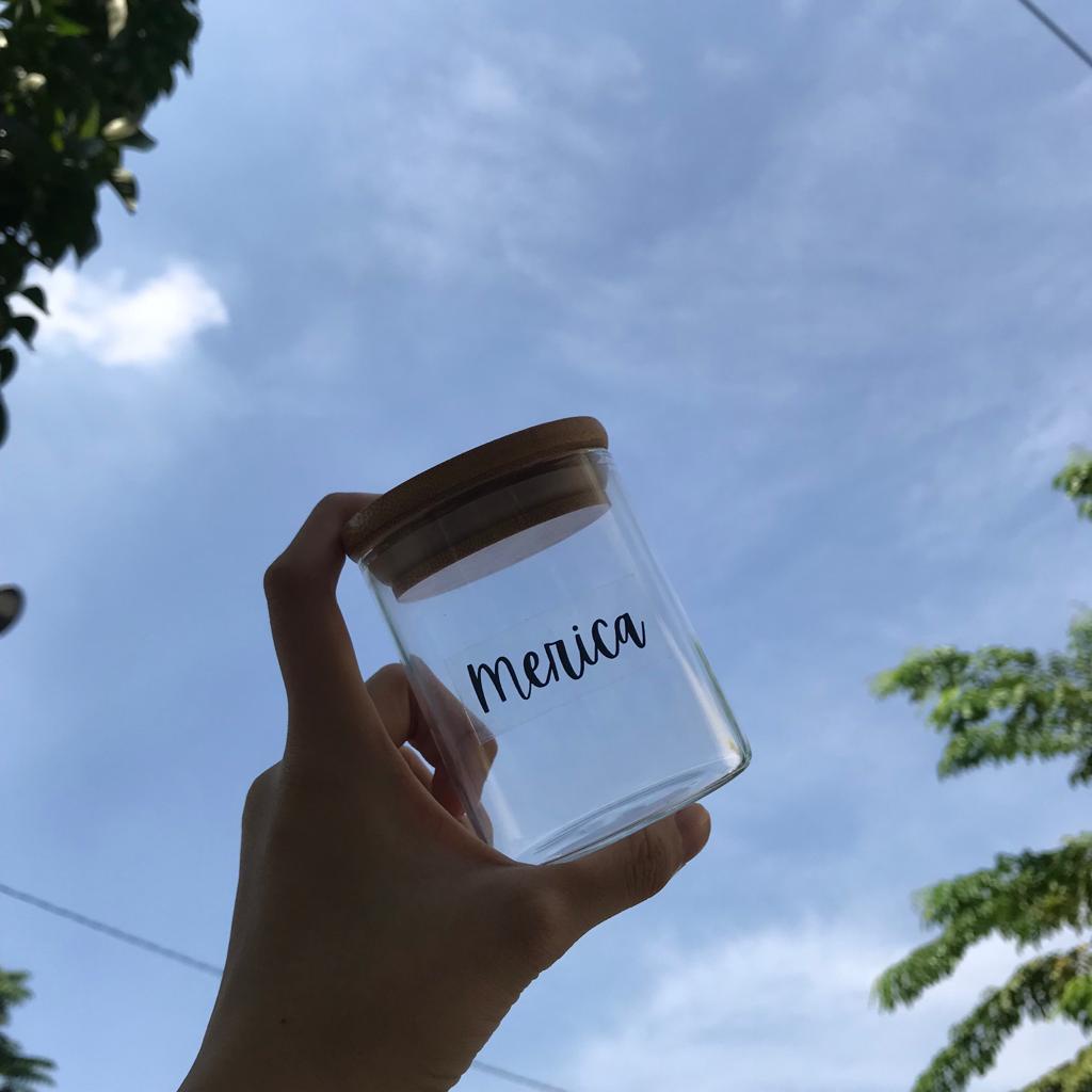 

Label Sticker Aesthetic Minimalis Vinyl Tahan Air Bumbu Dapur Toples